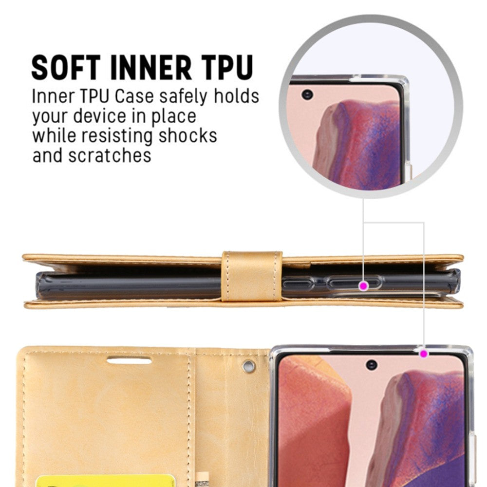 Mercury Blue Moon Diary Cover Case for Samsung Galaxy Note 20 Ultra