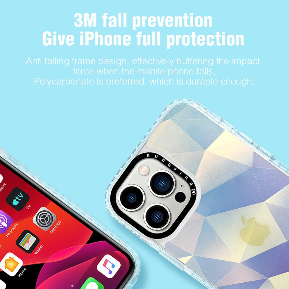 Picasus Laser Iridescent Transparent Cover Case for iPhone 14 Plus