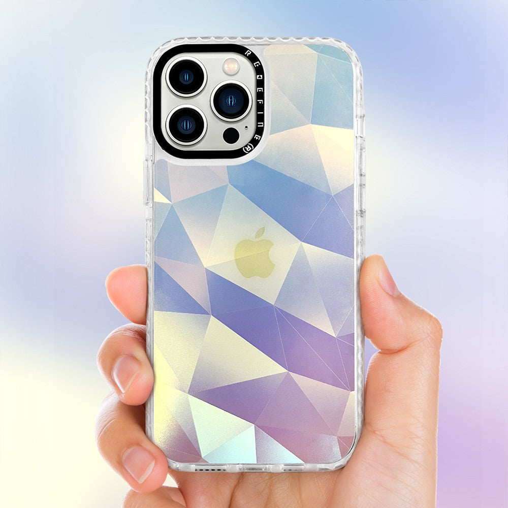 Picasus Laser Iridescent Transparent Cover Case for iPhone 14 Plus
