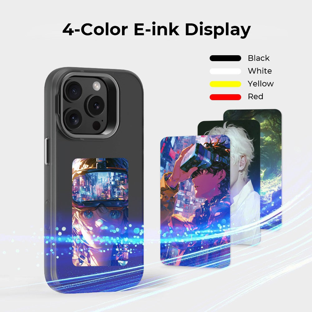 REDEFINE E-ink Display Customizable Image Case Magnetic Case for iPhone 16 Pro Max