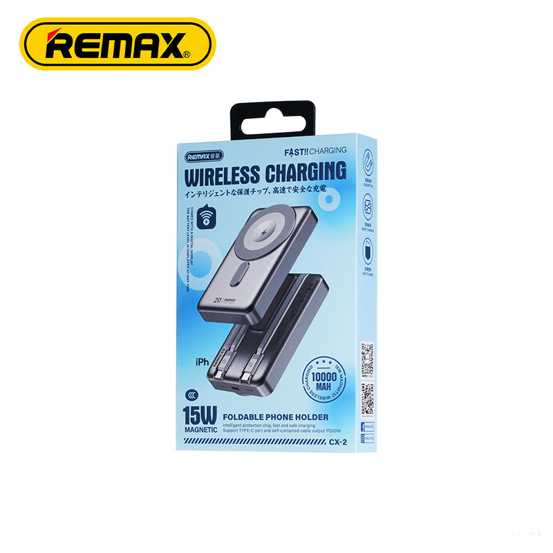 Remax CX-2 Dual Cable MagSafe Power Bank 10000mAh