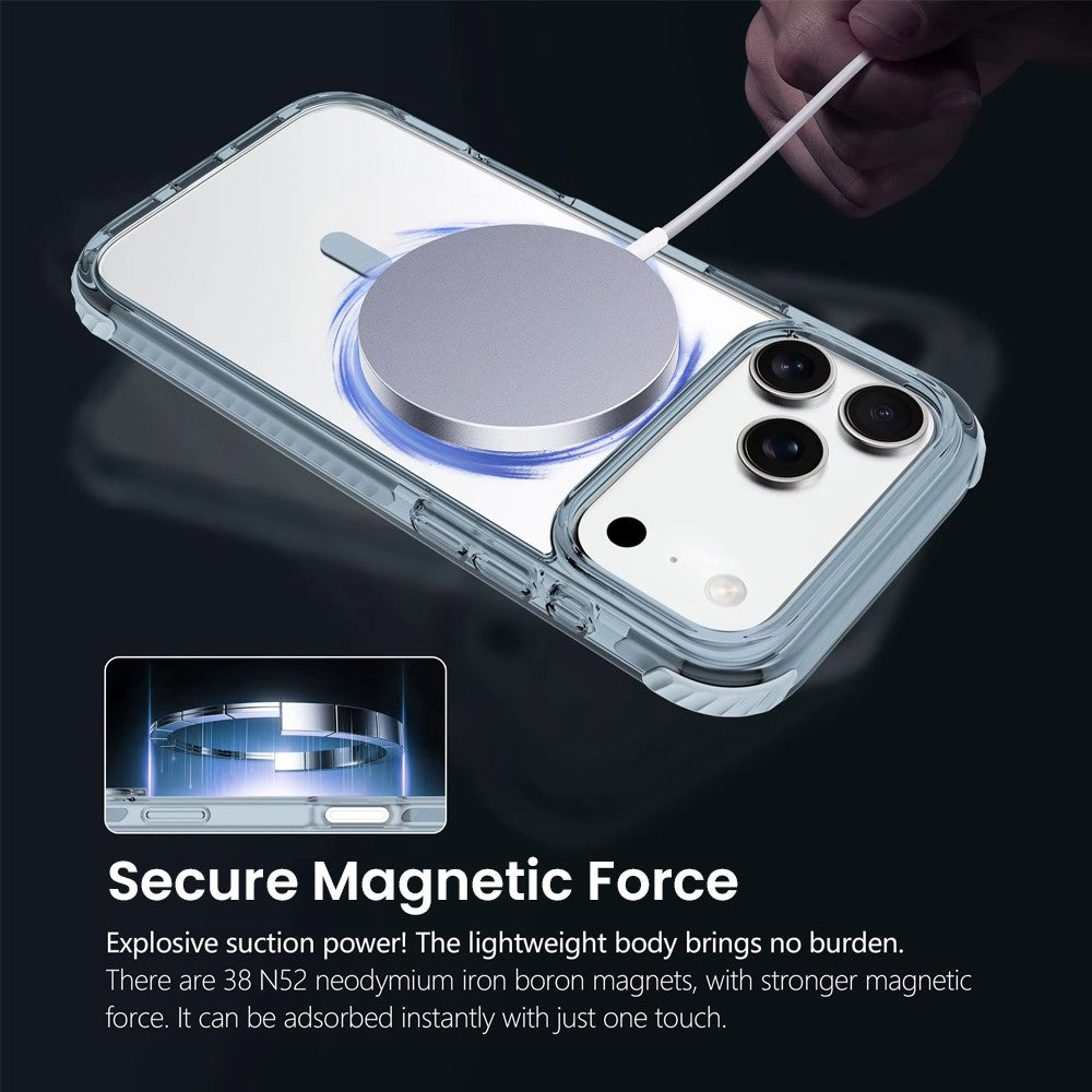 REDEFINE Echo Wave Ultimate Impact Protection Transparent Case for iPhone 17 Pro Max