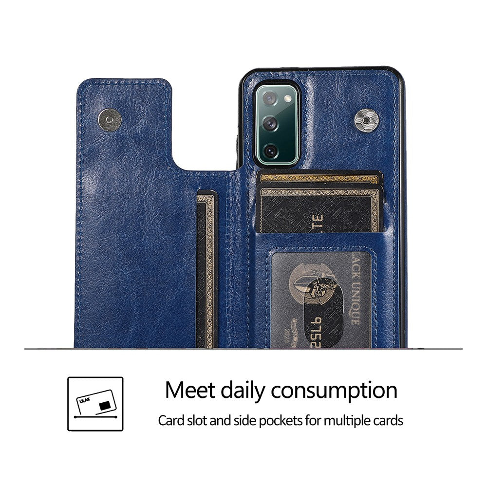Back Flip Leather Wallet Cover Case for Samsung Galaxy S20