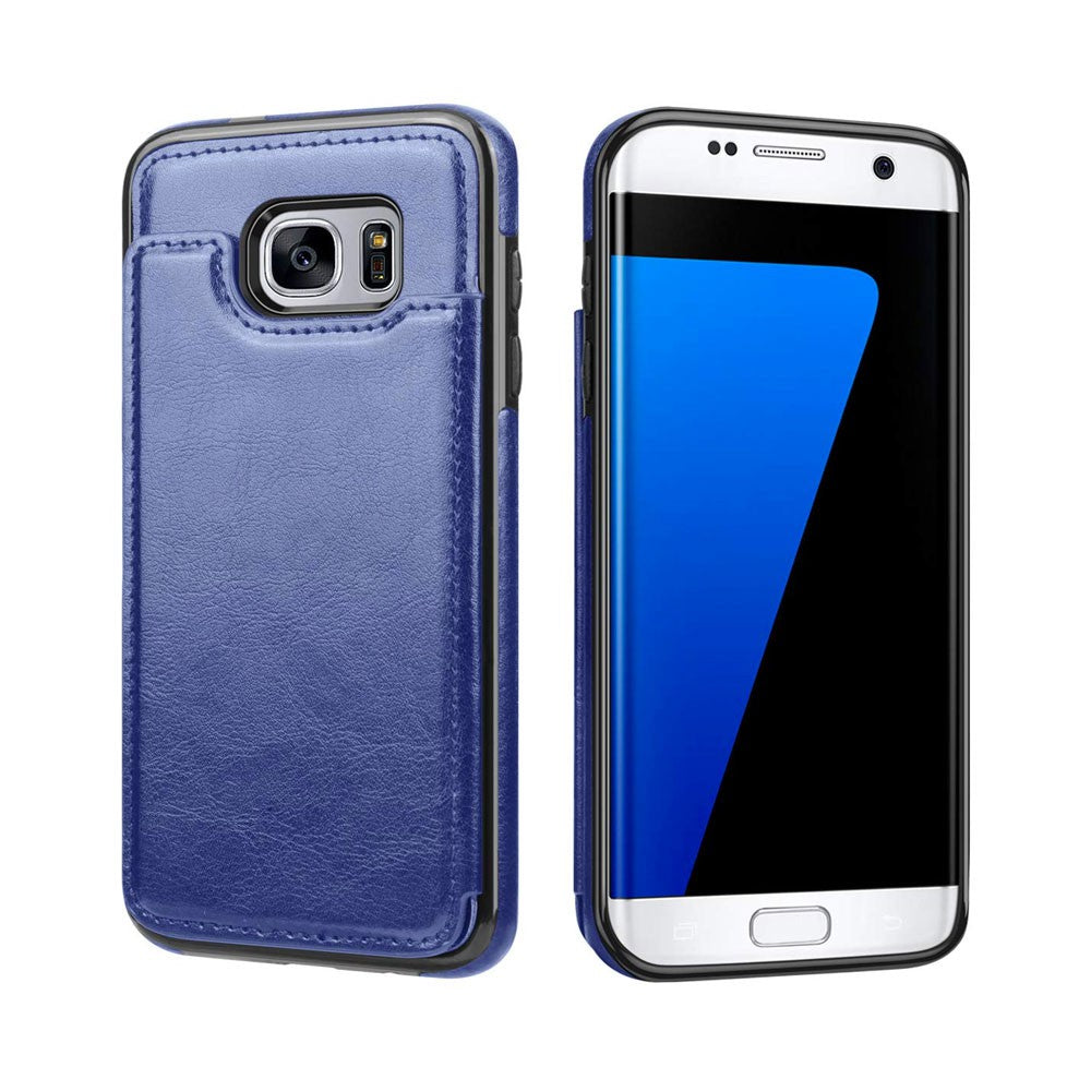 Back Flip Leather Wallet Case Cover for Samsung Galaxy S7