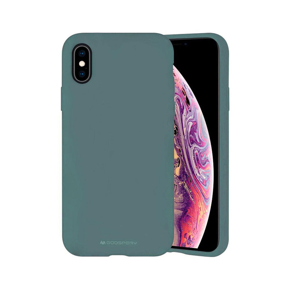 Mercury Silicone Cover Case for iPhone XS Max