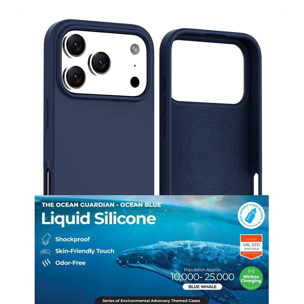 REDEFINE Liquid Silicone Case Cover with Magnetic Ring for iPhone 17 Pro Max (Magsafe)