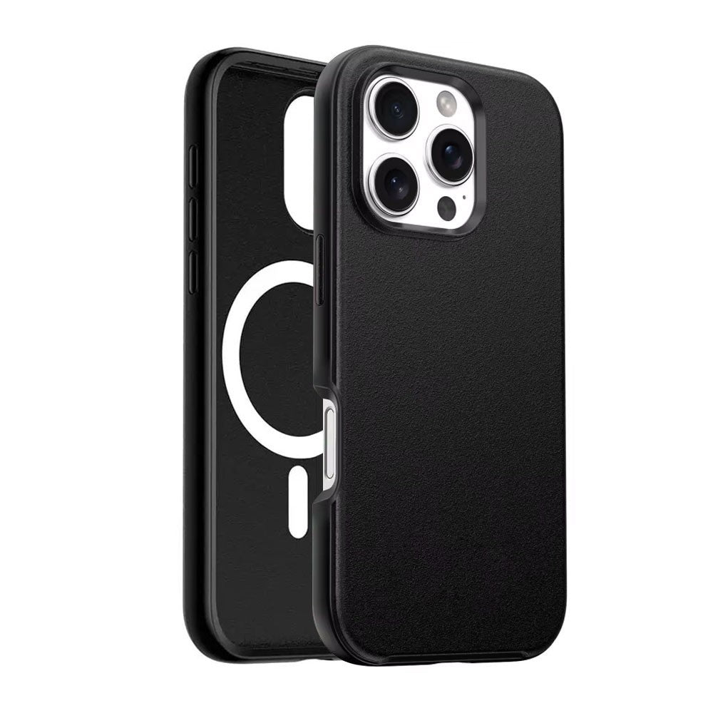 Hybrid Beatles Shockproof Case Cover with Magnetic Ring for iPhone 16 Pro Max