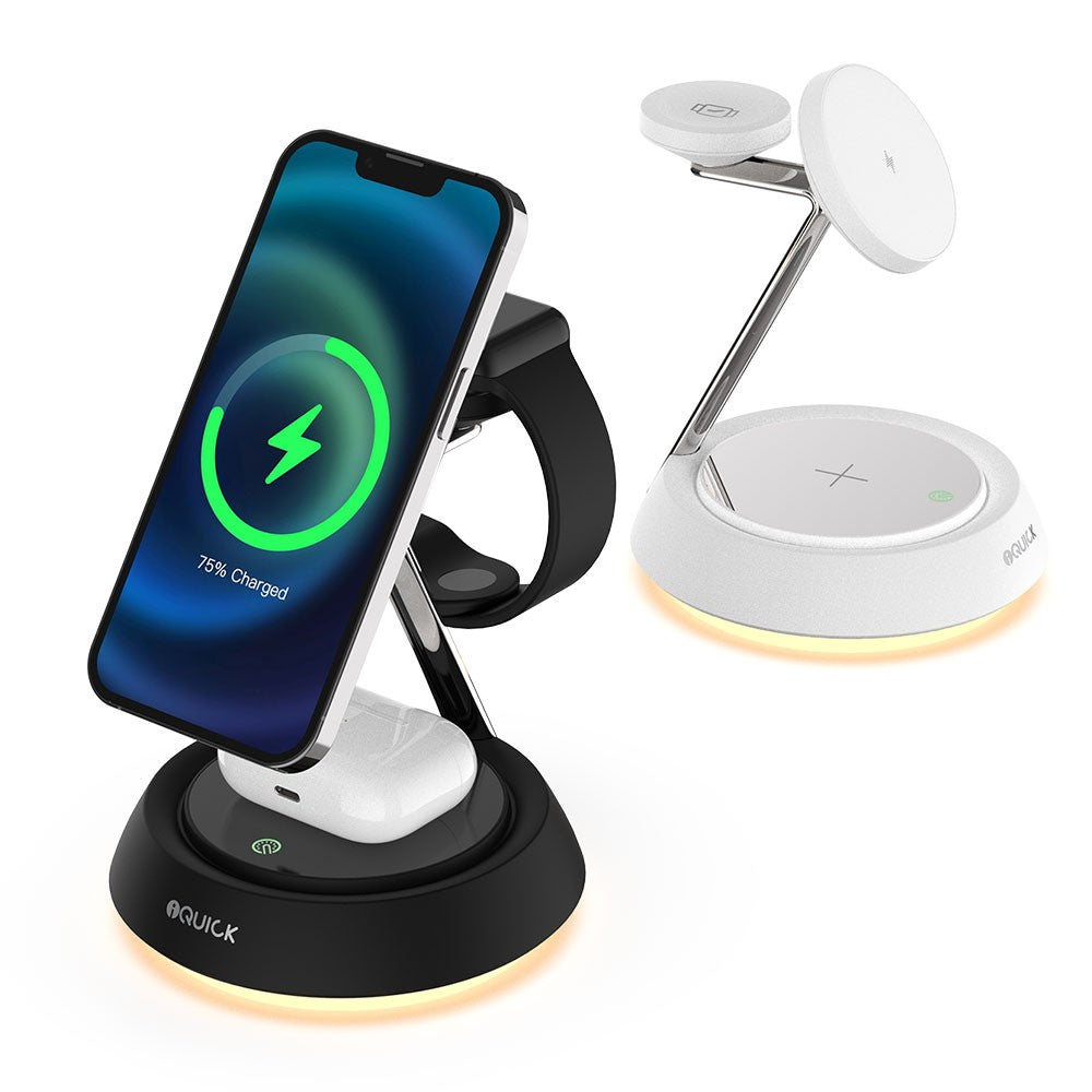 iQuick Twig 2 Multi Functions Wireless Charger With LED Ambient Light