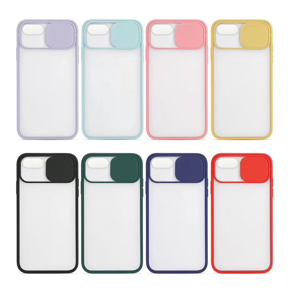 Camera Slide Peach Bumper Case for iPhone 6 / 6S / 7 / 8 / SE (2020) / SE (2022)