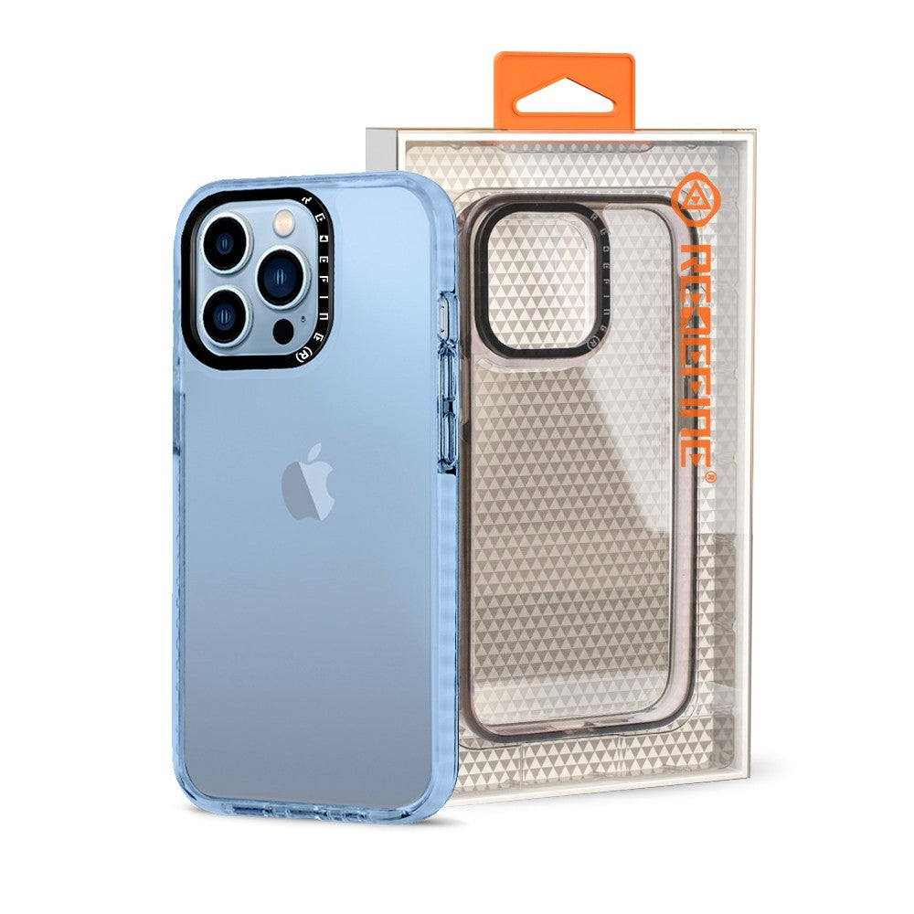 Transparent Candy Color Frame Shockproof Cover Case for iPhone 14 Plus
