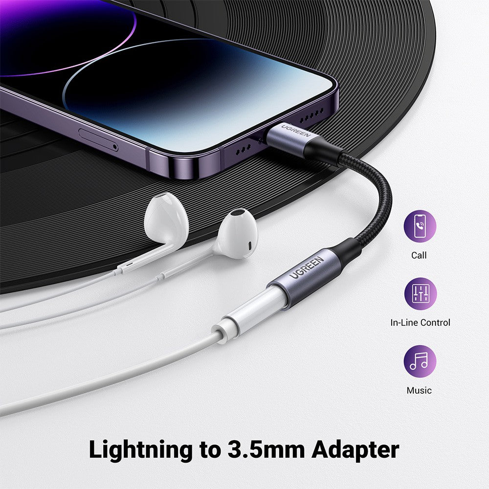 Lightning Male to AUX (3.5mm) Female Adapter