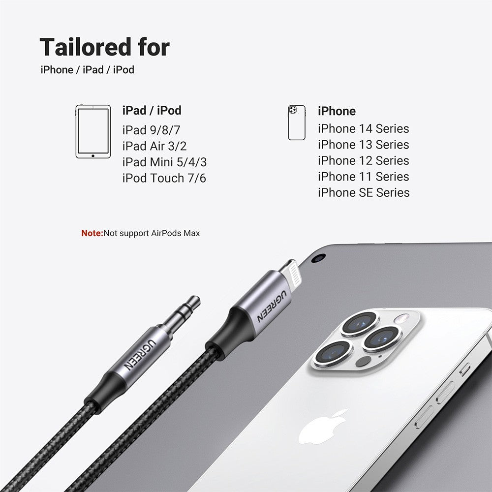 Lightning to AUX (3.5mm) Cable