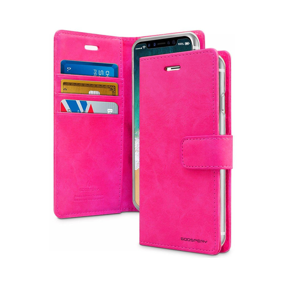 Mercury Blue Moon Diary Cover for iPhone X XS