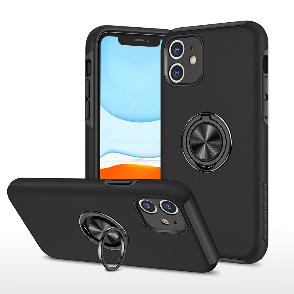 Magnetic Ring Holder Shockproof Cover Case for iPhone 11