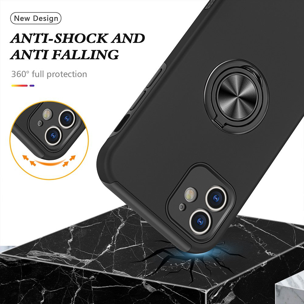 Magnetic Ring Holder Shockproof Cover Case for iPhone 12 / 12 Pro