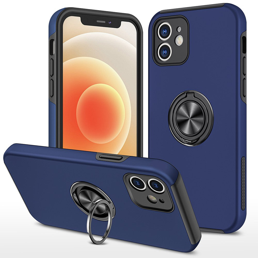 Magnetic Ring Holder Shockproof Cover Case for iPhone 12 / 12 Pro