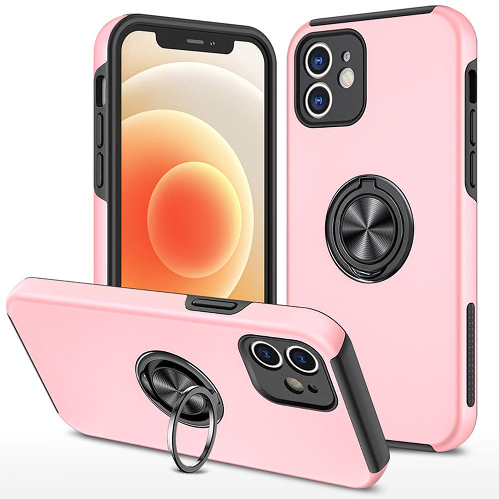 Magnetic Ring Holder Shockproof Cover Case for iPhone 12 / 12 Pro