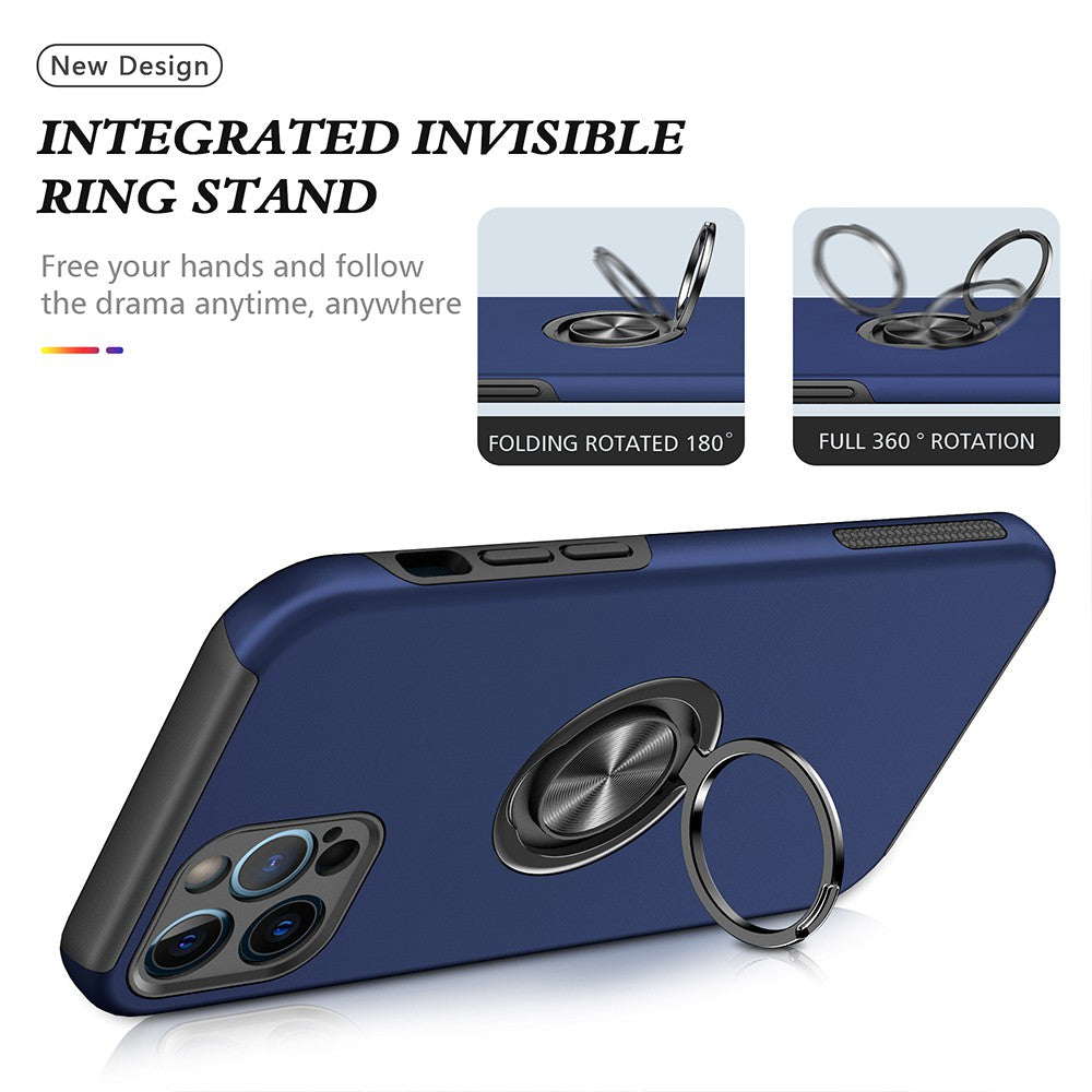 Magnetic Ring Holder Shockproof Cover Case for iPhone 12 Pro Max
