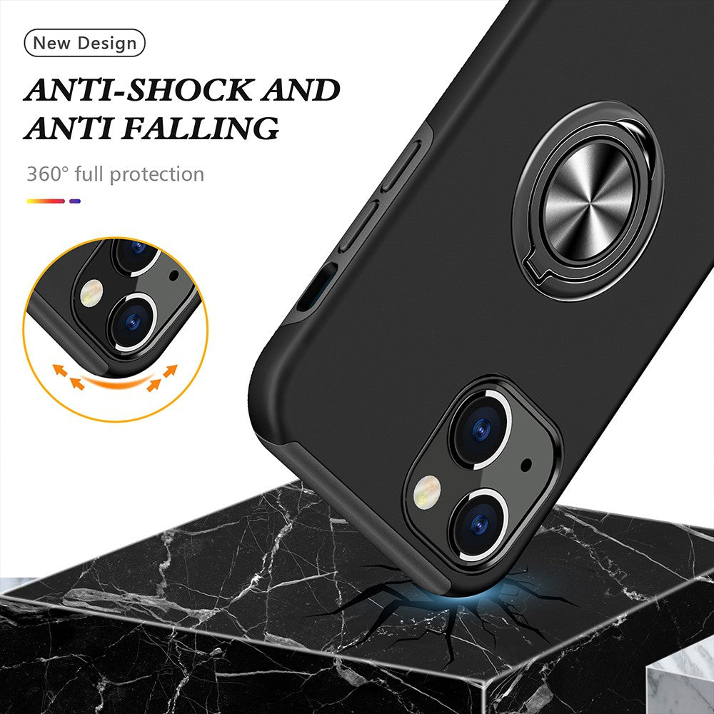 Magnetic Ring Holder Shockproof Cover Case for iPhone 13 / 14