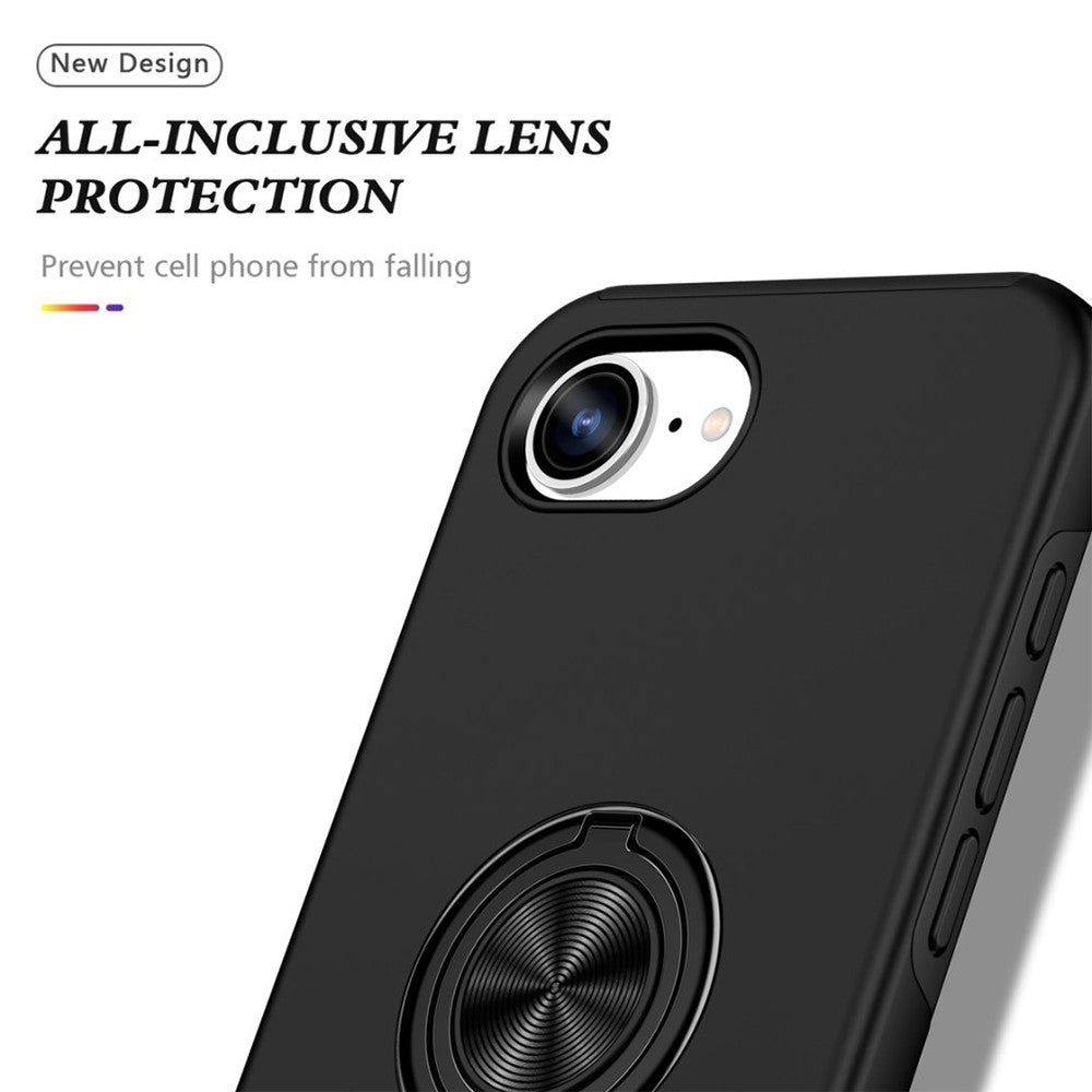 Magnetic Ring Holder Shockproof Cover Case for iPhone 16E