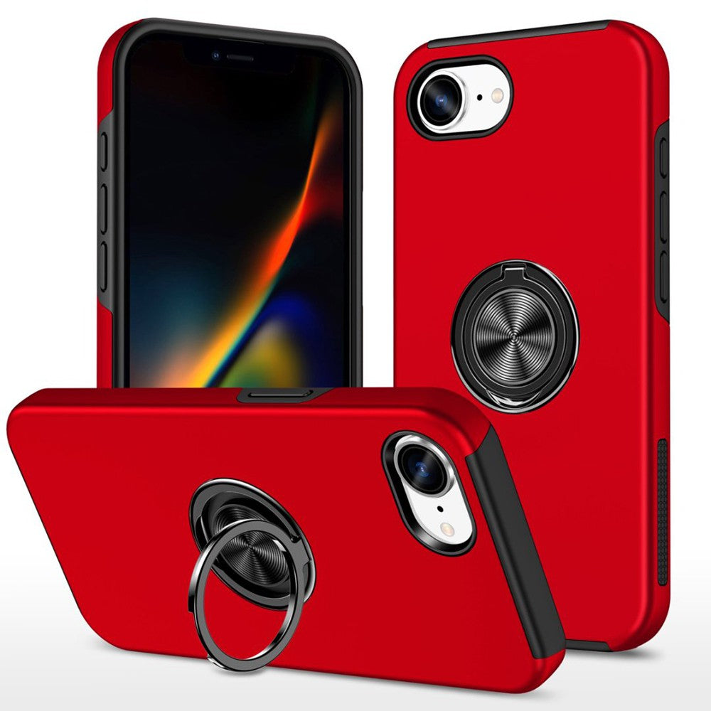 Magnetic Ring Holder Shockproof Cover Case for iPhone 16E