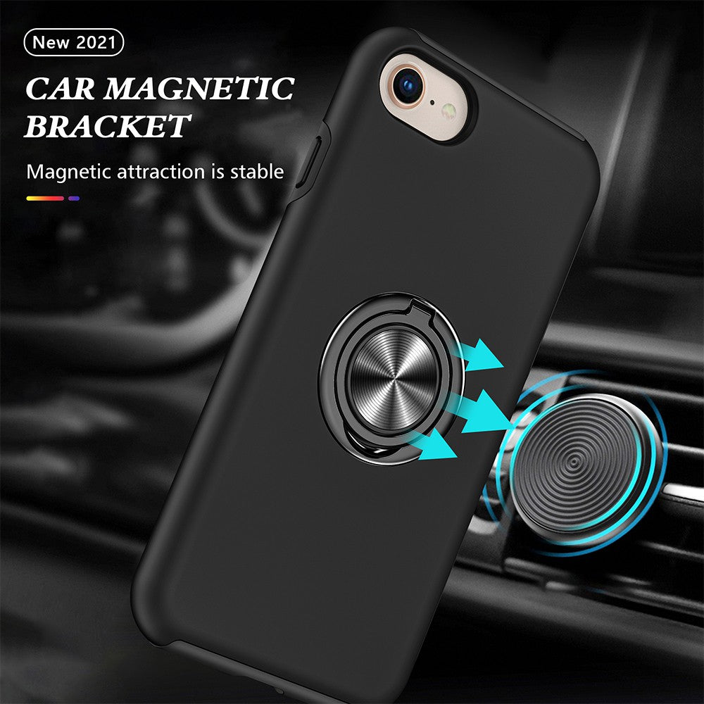 Magnetic Ring Holder Shockproof Cover Case for iPhone 6 / 6S / 7 / 8 / SE (2020) / SE (2022)