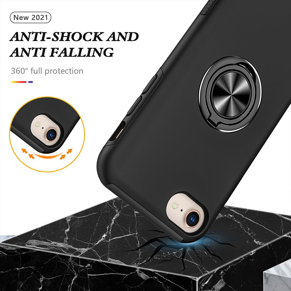 Magnetic Ring Holder Shockproof Cover Case for iPhone 6 / 6S / 7 / 8 / SE (2020) / SE (2022)