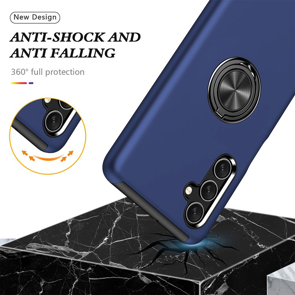 Magnetic Ring Holder Shockproof Cover Case for Samsung Galaxy A15 5G A156