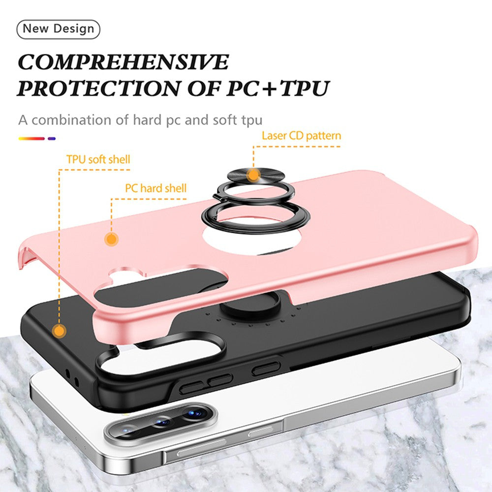 Magnetic Ring Holder Shockproof Cover Case for Samsung Galaxy A56 5G A566