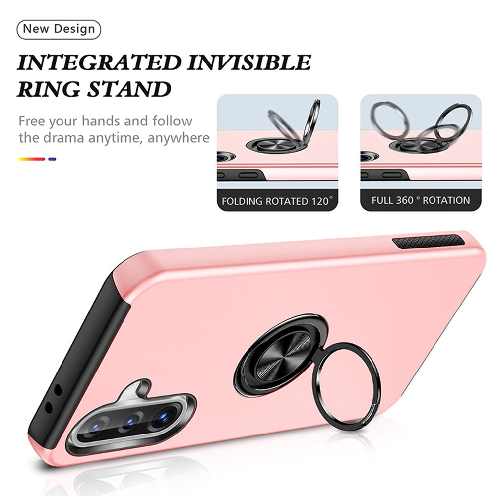 Magnetic Ring Holder Shockproof Cover Case for Samsung Galaxy A56 5G A566