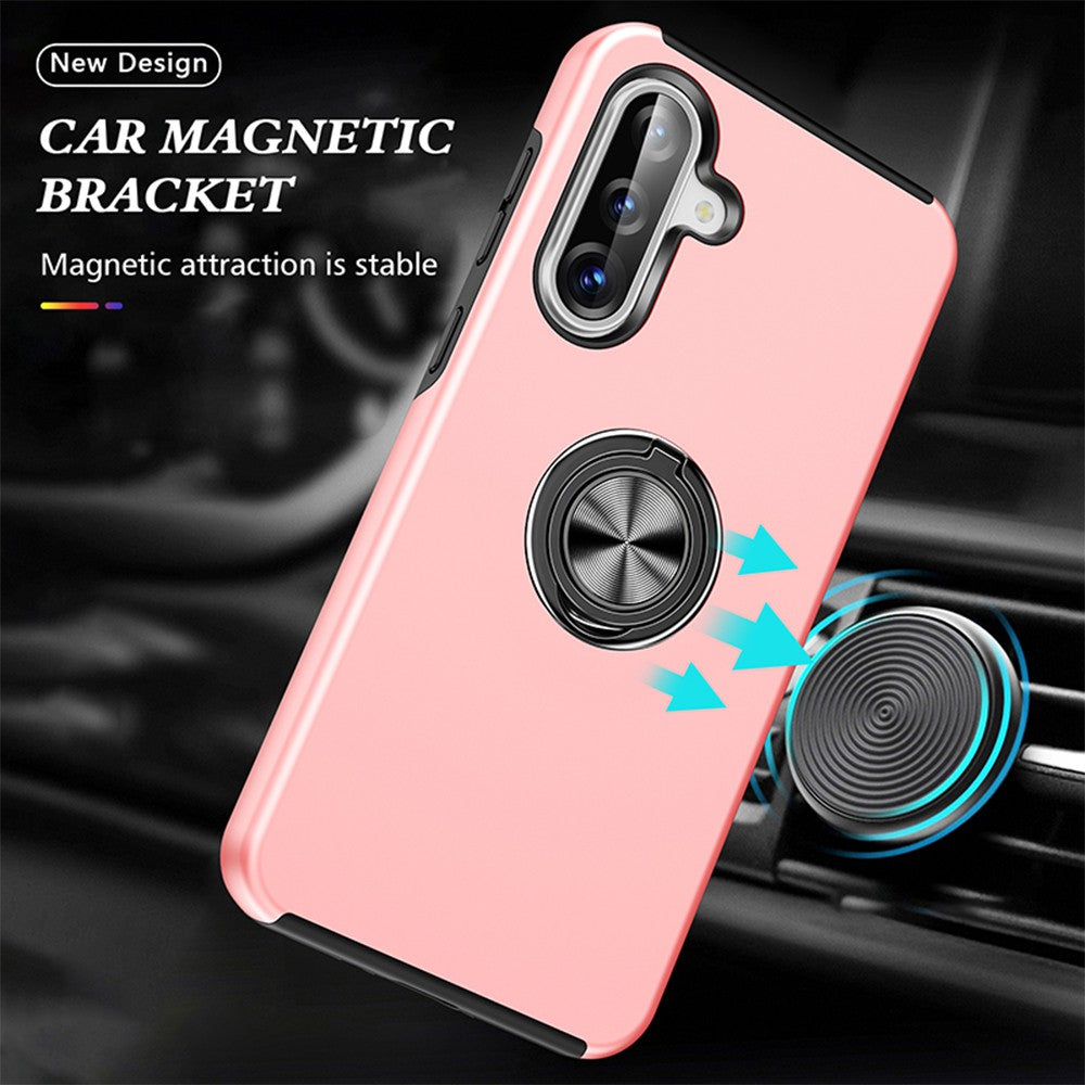 Magnetic Ring Holder Shockproof Cover Case for Samsung Galaxy A36 5G A366