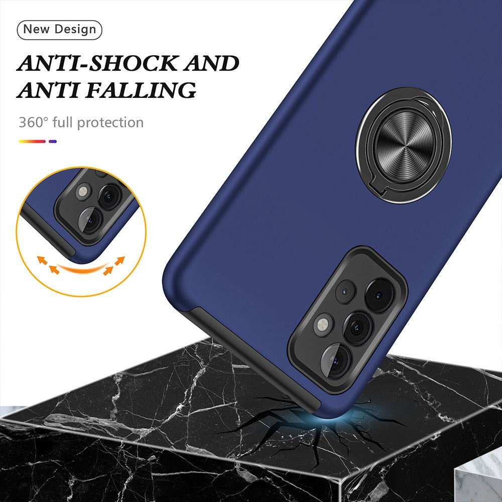 Magnetic Ring Holder Shockproof Cover Case for Samsung Galaxy A72 4G / 5G