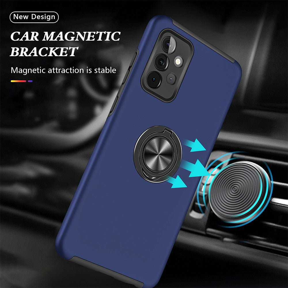 Magnetic Ring Holder Shockproof Cover Case for Samsung Galaxy A72 A725 / A726