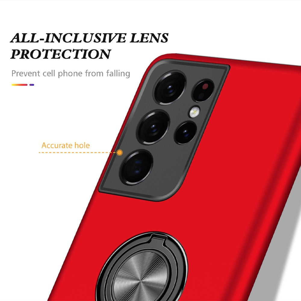 Magnetic Ring Holder Shockproof Cover Case for Samsung Galaxy S21 Ultra