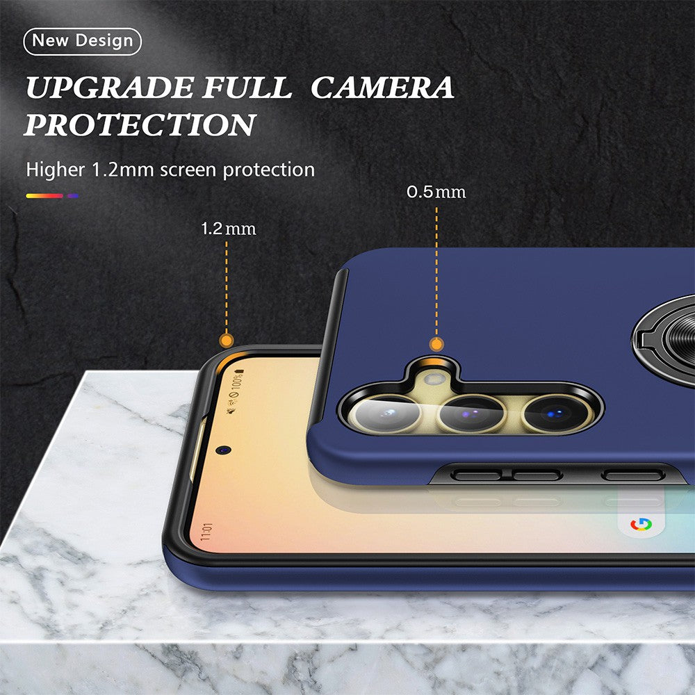 Magnetic Ring Holder Shockproof Cover Case for Samsung Galaxy S24 / S25