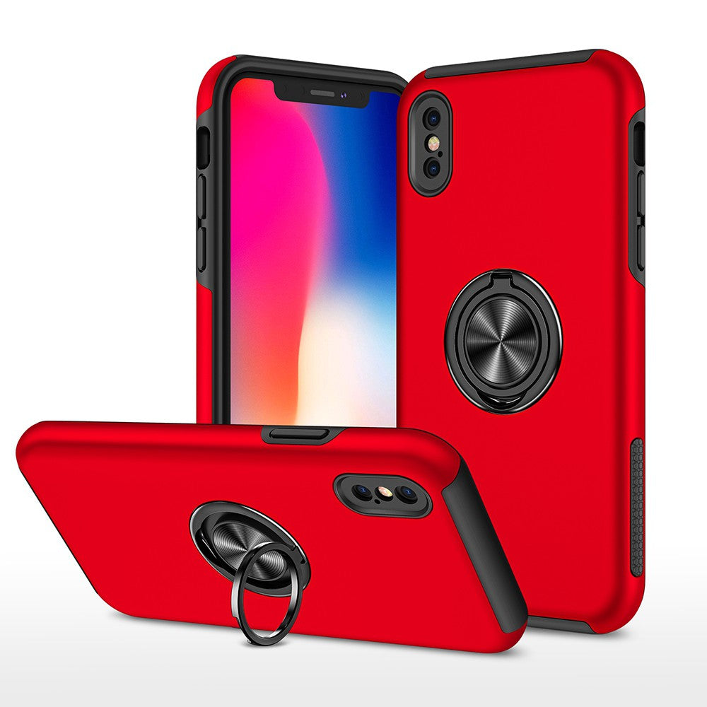 Magnetic Ring Holder Shockproof Cover Case for iPhone XS Max