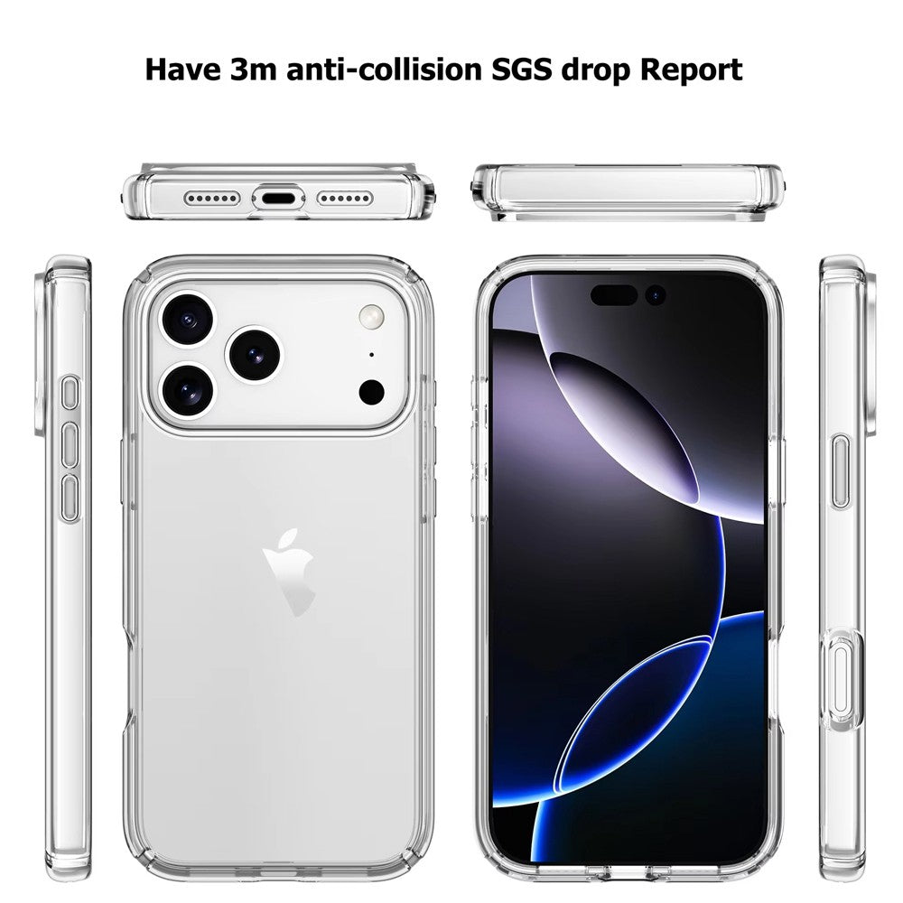 Shockproof Clear Protective Case for iPhone 17 Pro Max