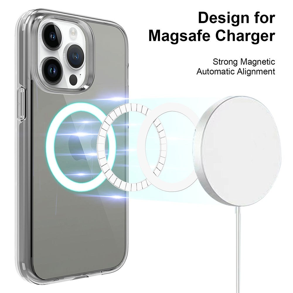 Shockproof Clear Magsafe Case for iPhone 15 Pro Max
