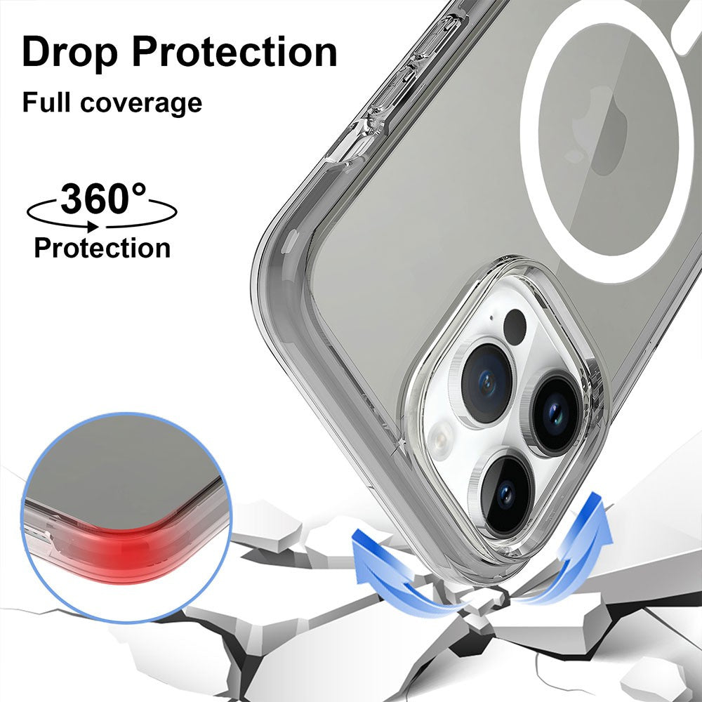 Shockproof Clear Magsafe Case for iPhone 15 Pro