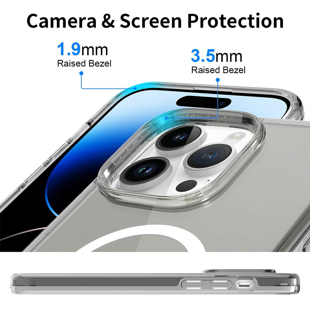 Shockproof Clear Magsafe Case for iPhone 15 Pro