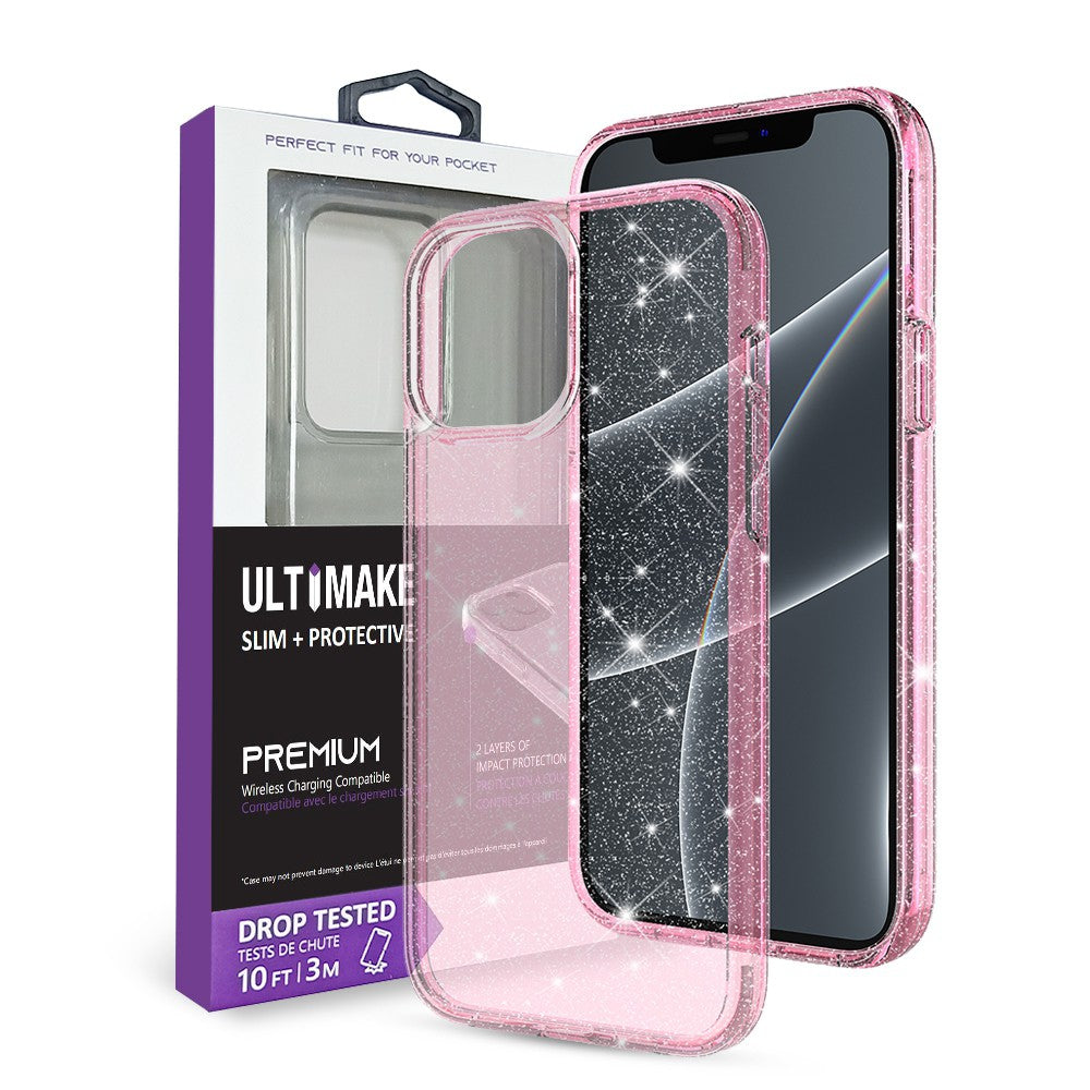 Ultimake Glitter Shockproof Case Cover for iPhone 14 Plus