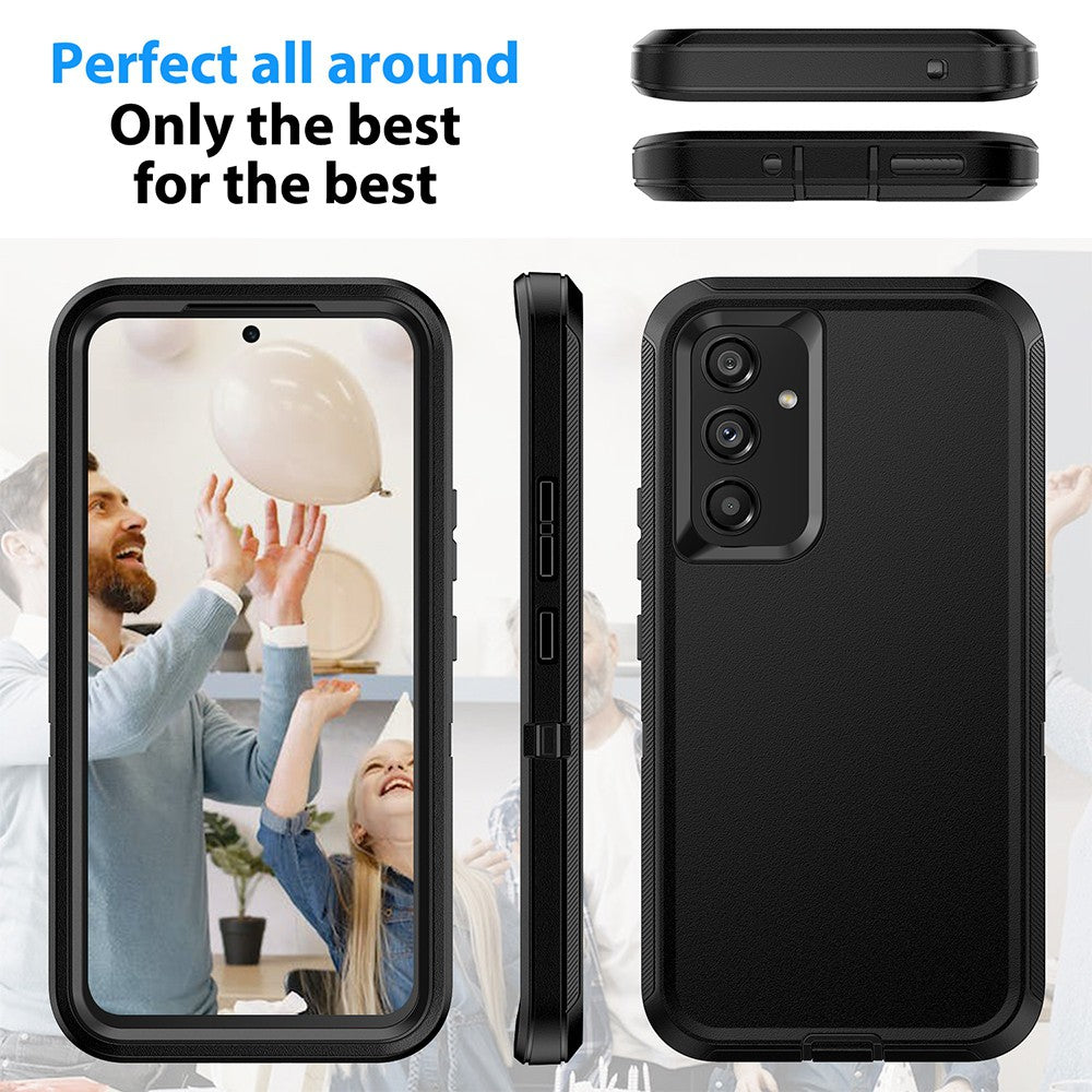 Shockproof Robot Armor Hard Plastic Case with Belt Clip for Samsung Galaxy A55