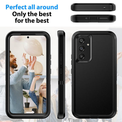 Shockproof Robot Armor Hard Plastic Case with Belt Clip for Samsung Galaxy A55