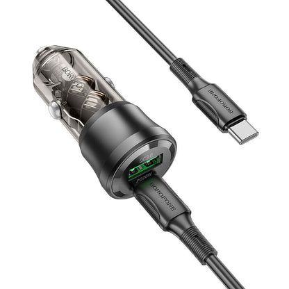BOROFONE 38W Dual Port Car Charger with Type-C Cable