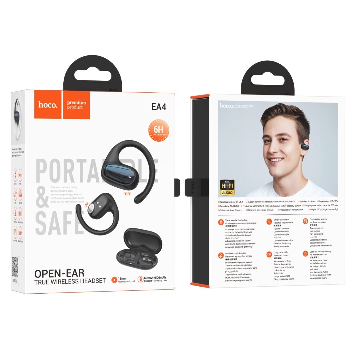 Hoco EA4 Cloud Open True Wireless Bluetooth Headset