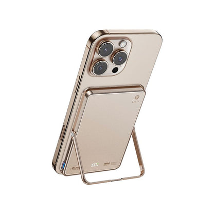 LITO LP03 5000mAh Qi2 15W Ultra AI 5in1 Mag Power Bank (MagSafe Compatible) - Desert Titanium