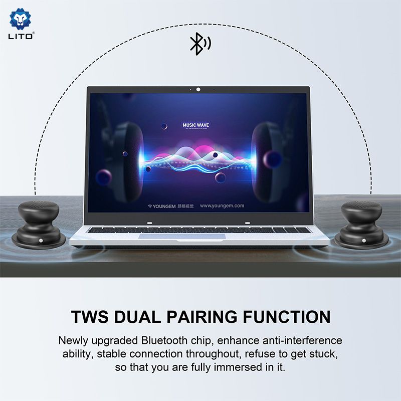 LITO Mag MINI Bluetooth Speaker (MagSafe Compatible)