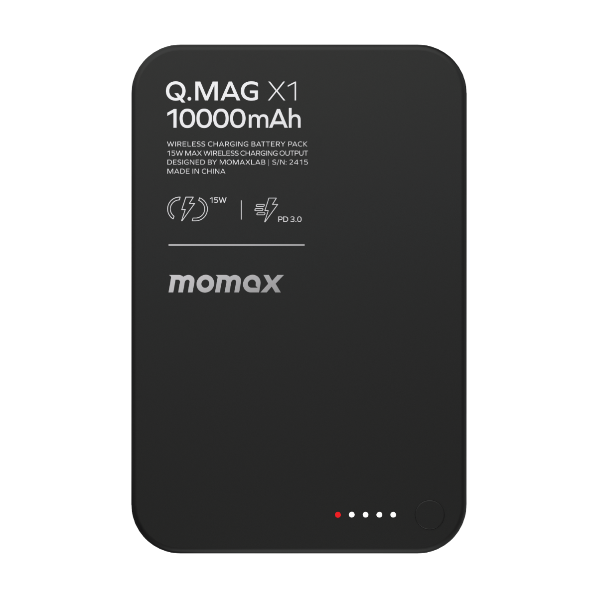 Momax Ultra Thin 20W Magsafe Wireless Titanium Power Bank 10000mAh