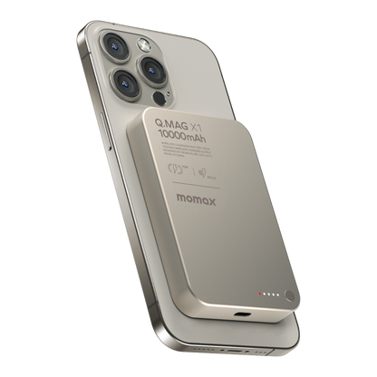 Momax Ultra Thin 20W Magsafe Wireless Titanium Power Bank 10000mAh