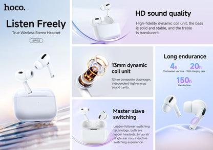Hoco EW75 Physical Noise Cancelling True Wireless Earphones